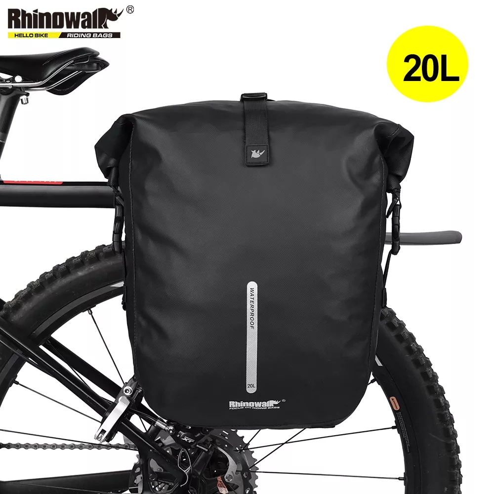 Cycling Journey - Rhinowalk Waterproof Bike Pannier Backpack 20L