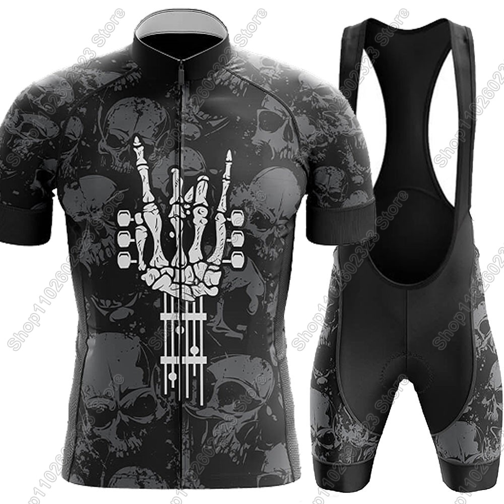 Cycling Commuter Shorts - Rock-and-Roll Cycling Jersey 2025 Set Summer
