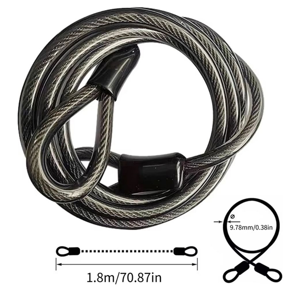 Anti-Theft Bike Lock Cable Fle - огляд і ціна Cable Lock Flexible