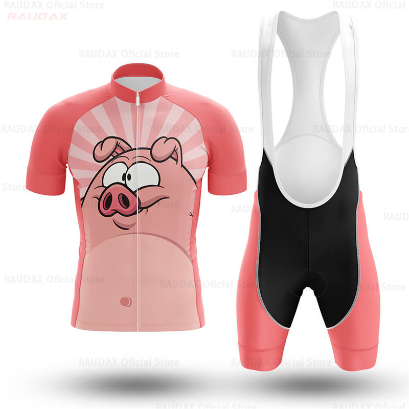 Men's Funny Pig Cartoon Anime  - огляд і ціна Cycling Commuter Shorts