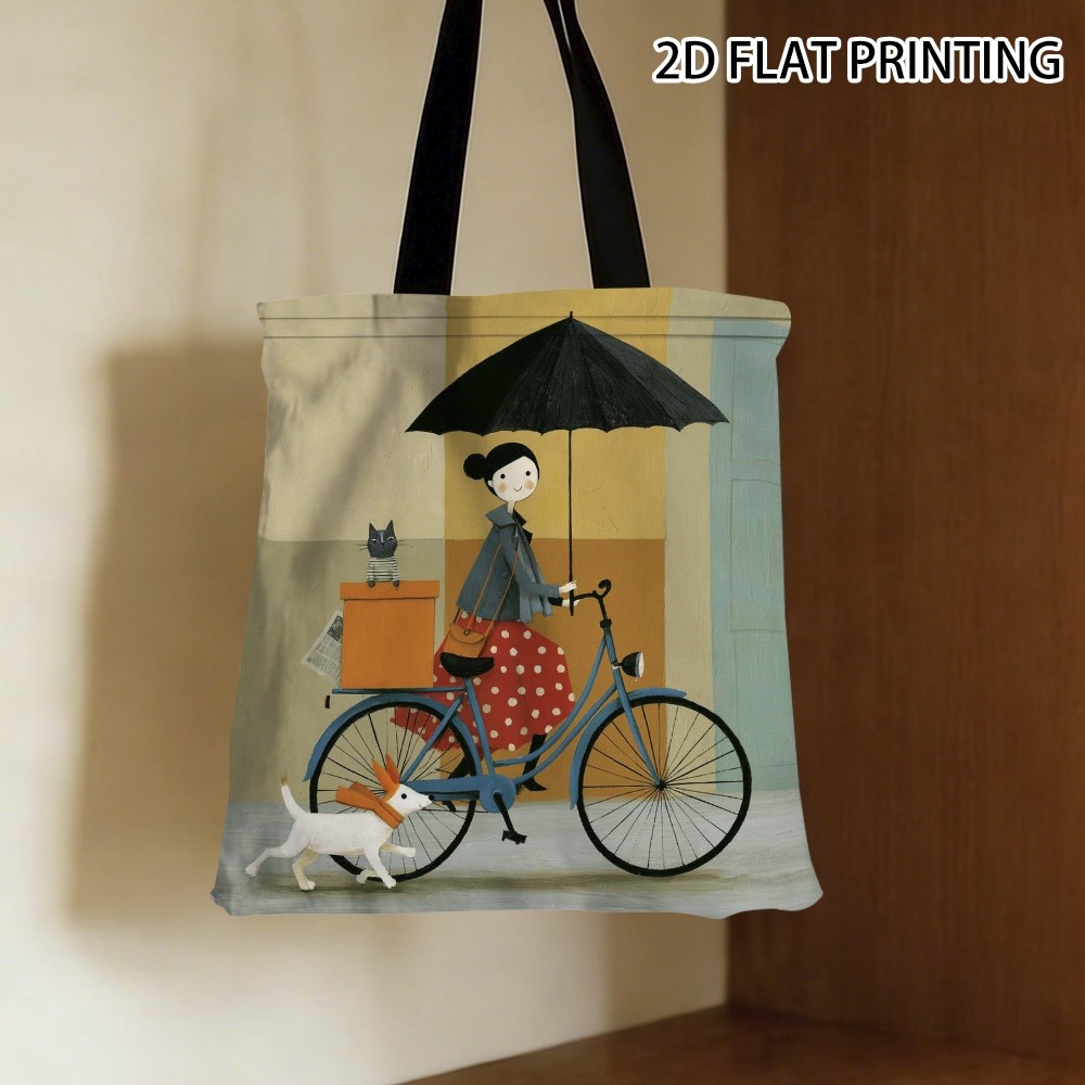 1pc Elegant Woman Riding Bicyc - огляд і ціна Cycling Journey