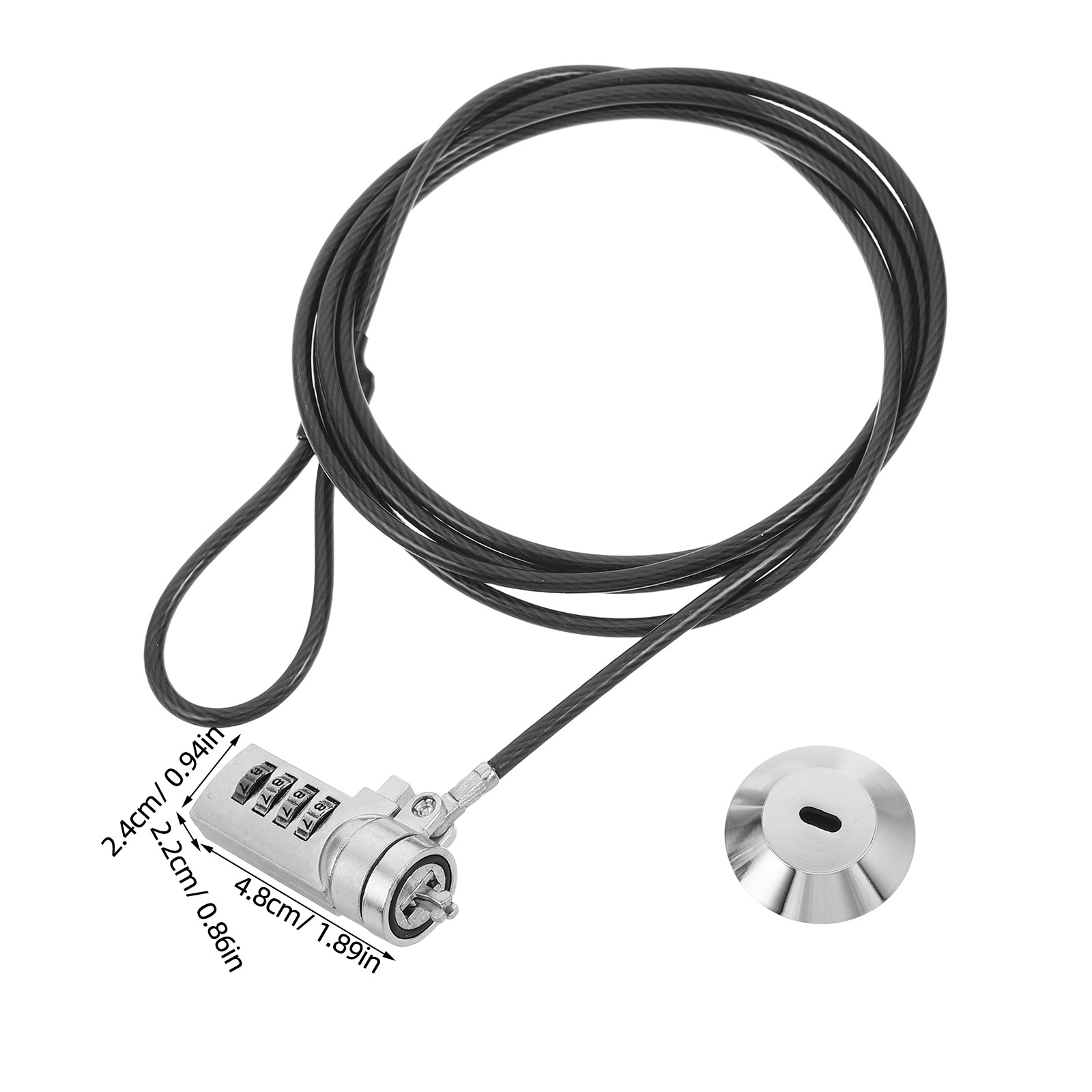 1Set Combination Laptop Lock C - огляд і ціна Cable Lock Flexible