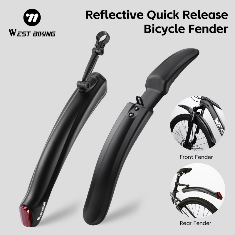 WEST BIKING Reflective Bicycle - огляд і ціна Fender Mudguard Set
