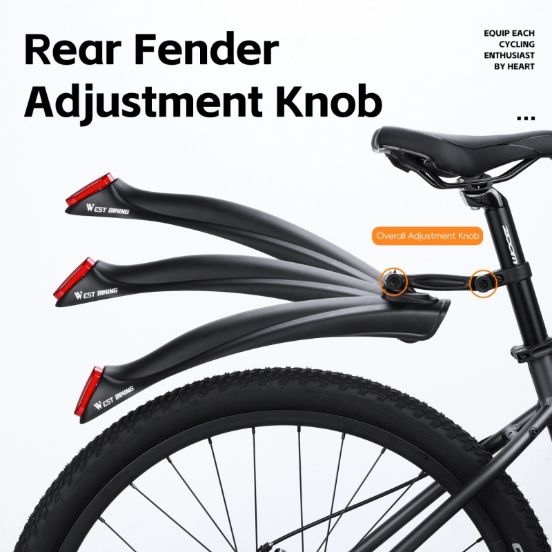 WEST BIKING Reflective Bicycle - огляд і ціна Fender Mudguard Set