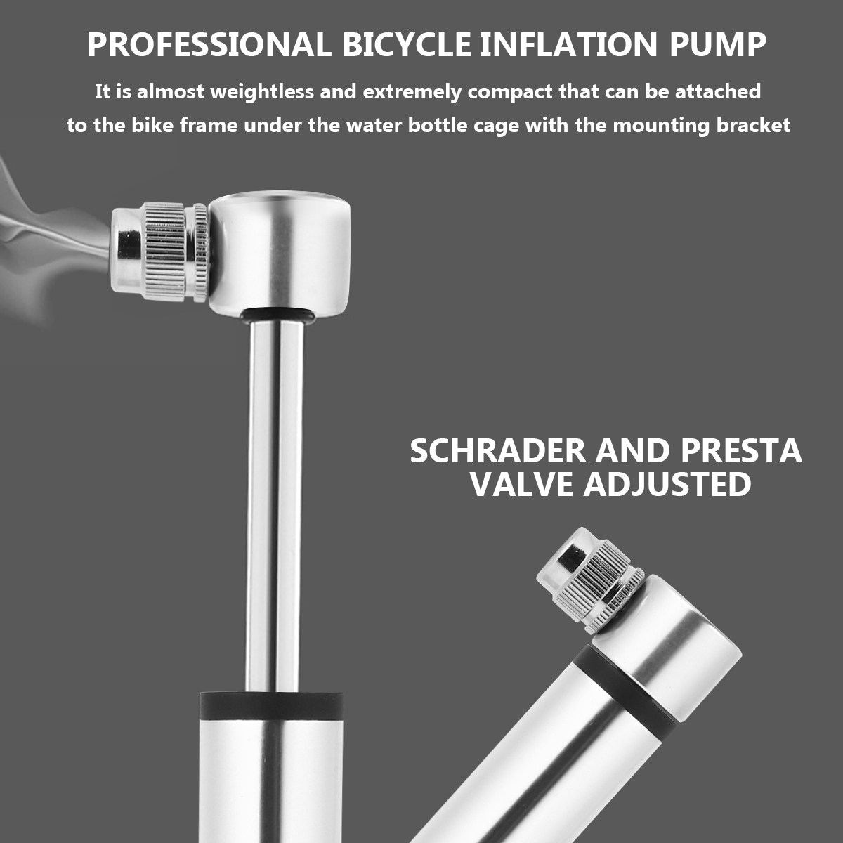 Bike Pump and Puncture Repair  - огляд і ціна Bike Pump Frame Mount