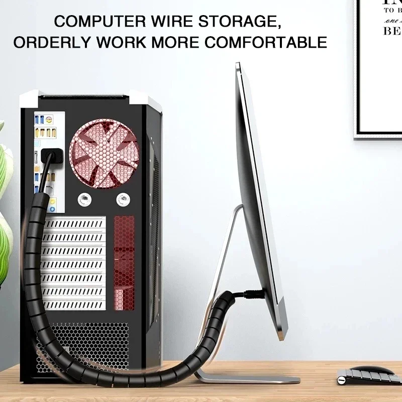 2M/1M 16mm/10mm Cable Organize - огляд і ціна Cable Lock Flexible