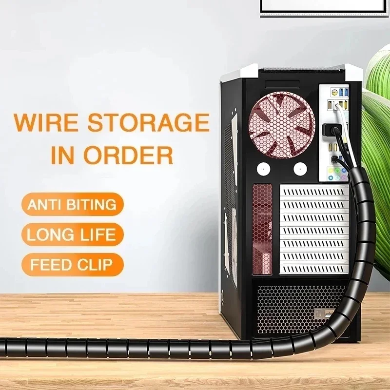 2M/1M 16mm/10mm Cable Organize - огляд і ціна Cable Lock Flexible
