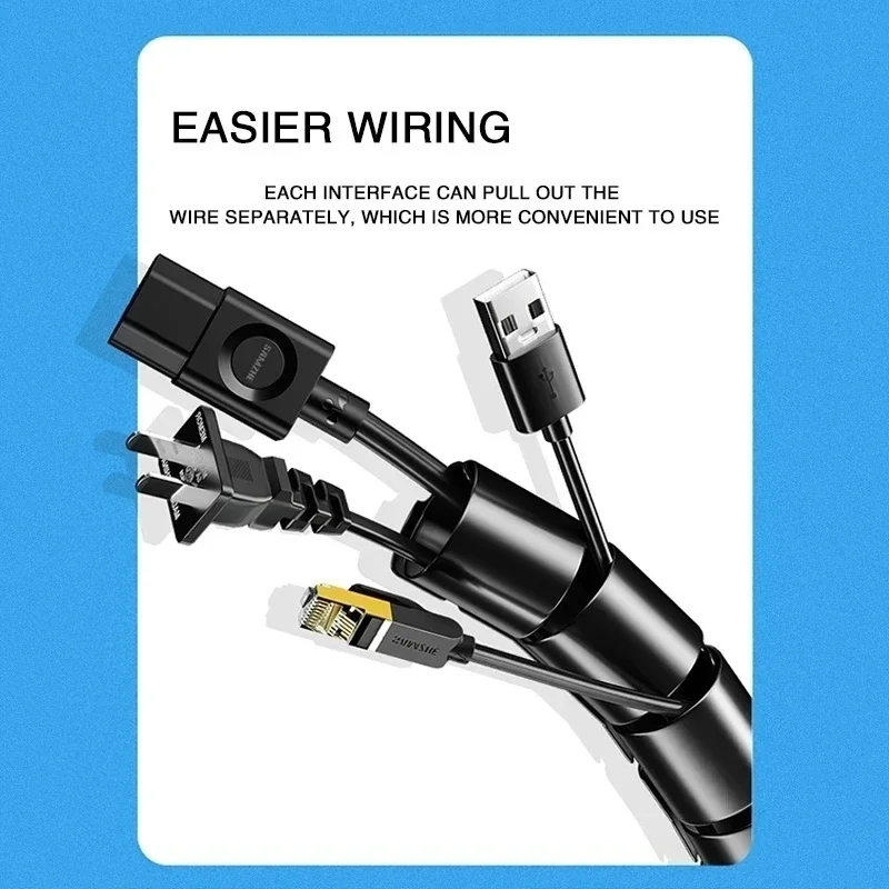 2M/1M 16mm/10mm Cable Organize - огляд і ціна Cable Lock Flexible