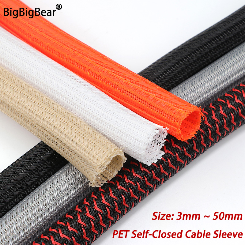 3/5/10m PET Cable Sleeve Self- - огляд і ціна Cable Lock Flexible