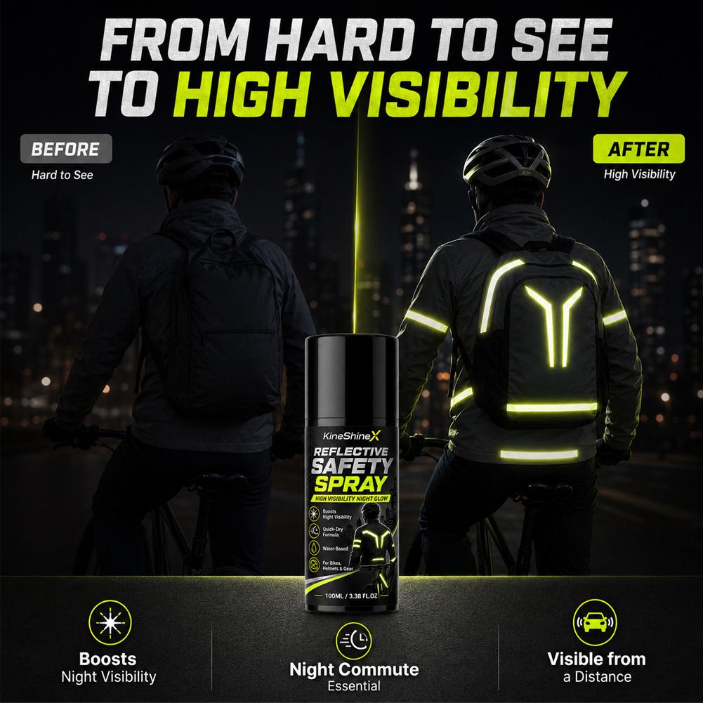 Night Reflective Safety Spray  - огляд і ціна Cycling Commute Clothes